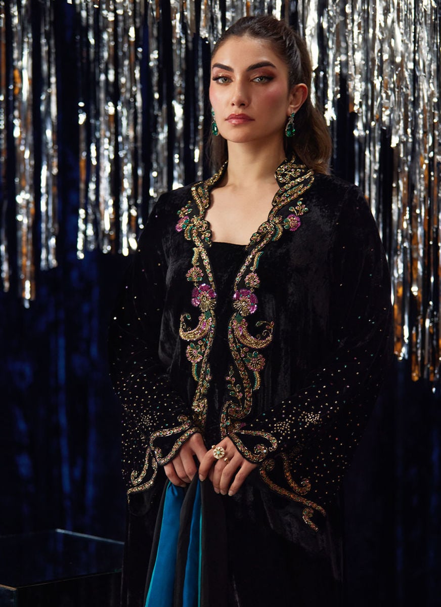 Nori Black Kaftan