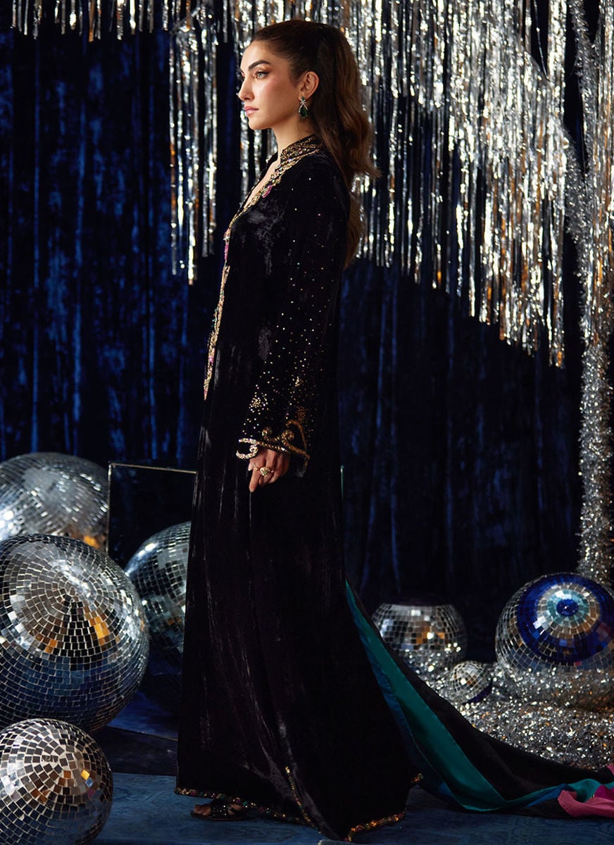 Nori Black Kaftan