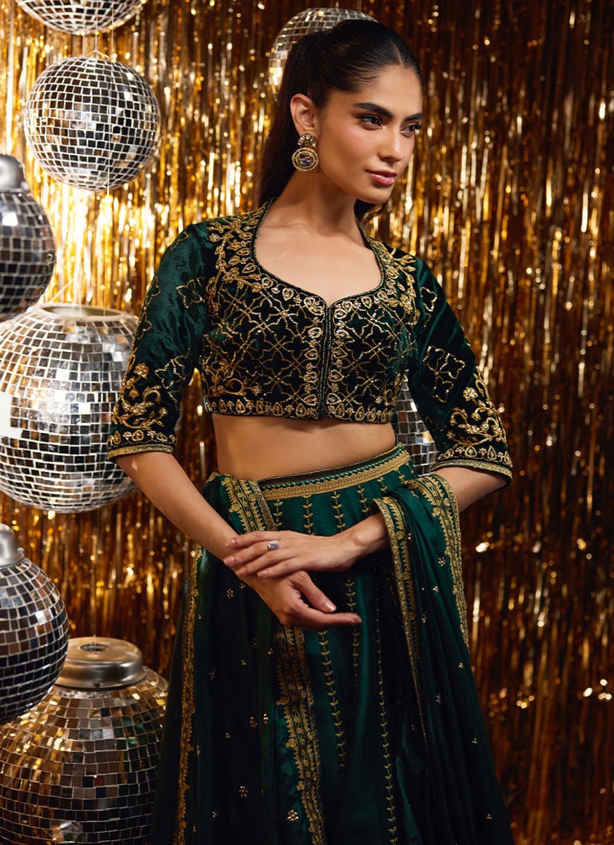 Sera Emerald Lehnga Choli