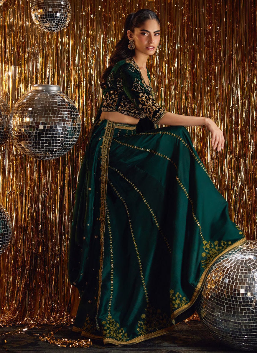 Sera Emerald Lehnga Choli