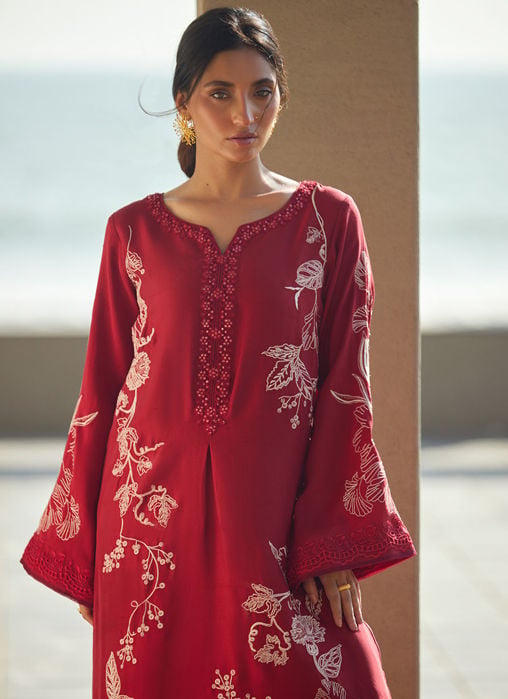 Neroli Onyx Crepe Kaftan