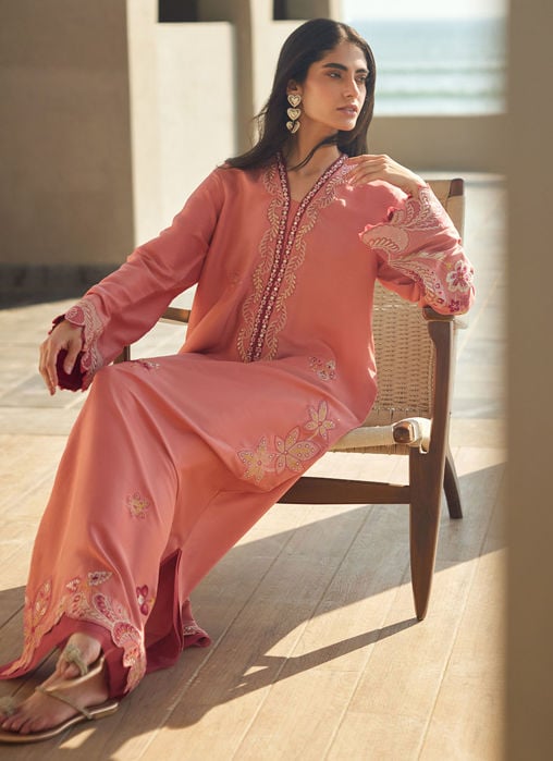 Teen Teal Shirt And Dupatta