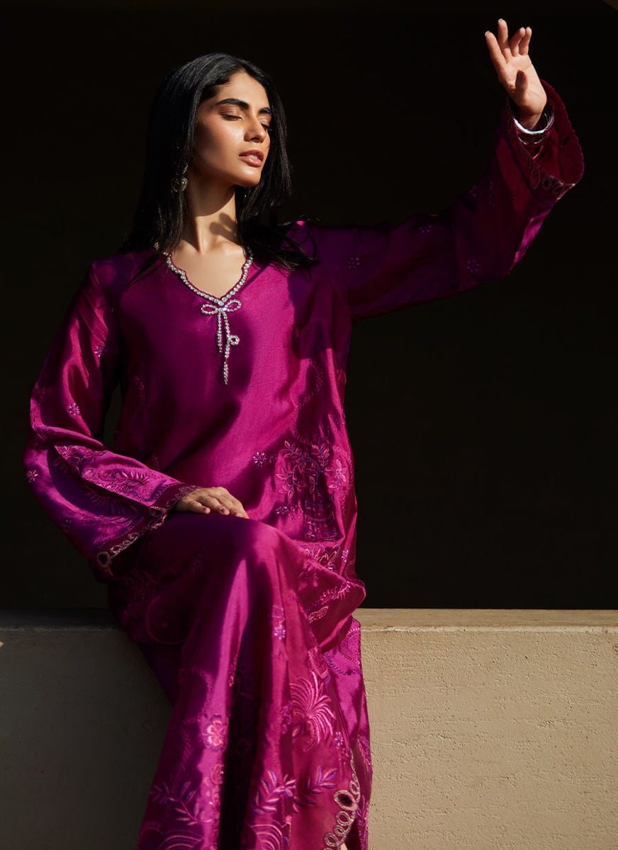 Aerie Hot Pink Kaftan