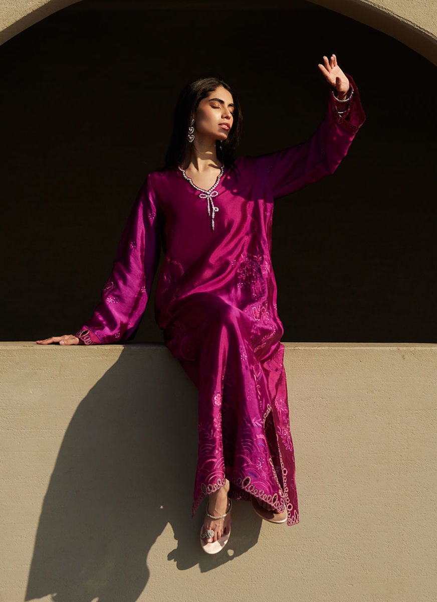 Aerie Hot Pink Kaftan