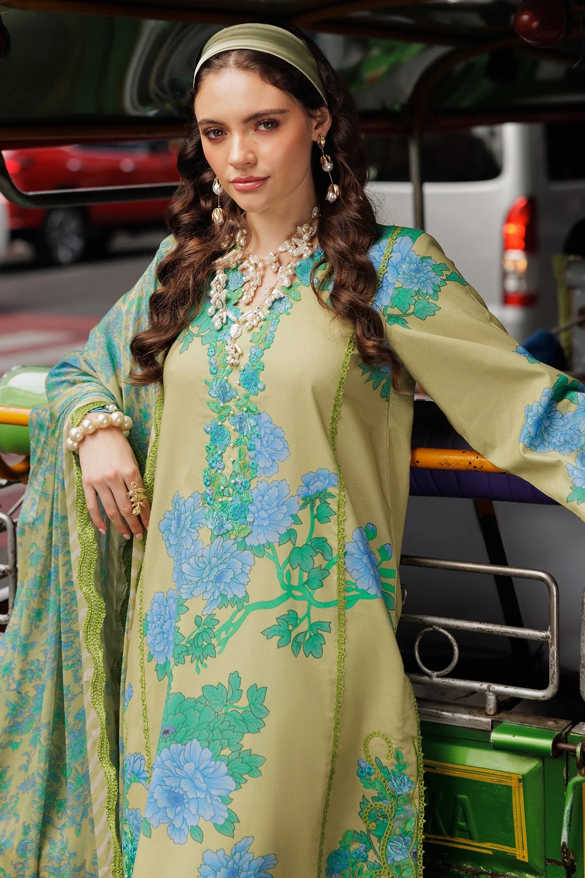 3-PC Unstitched Embroidered Lawn Collection CRB5-17