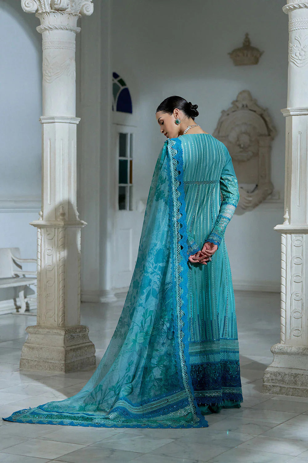 Design 6A Luxury Lawn Eid Edition 2026 Unstitched