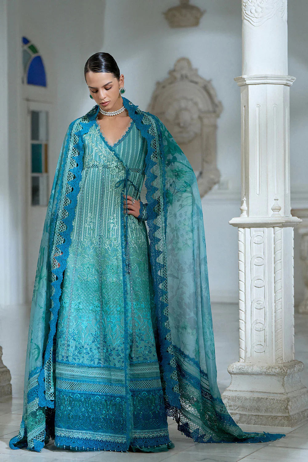 Design 6A Luxury Lawn Eid Edition 2026 Unstitched