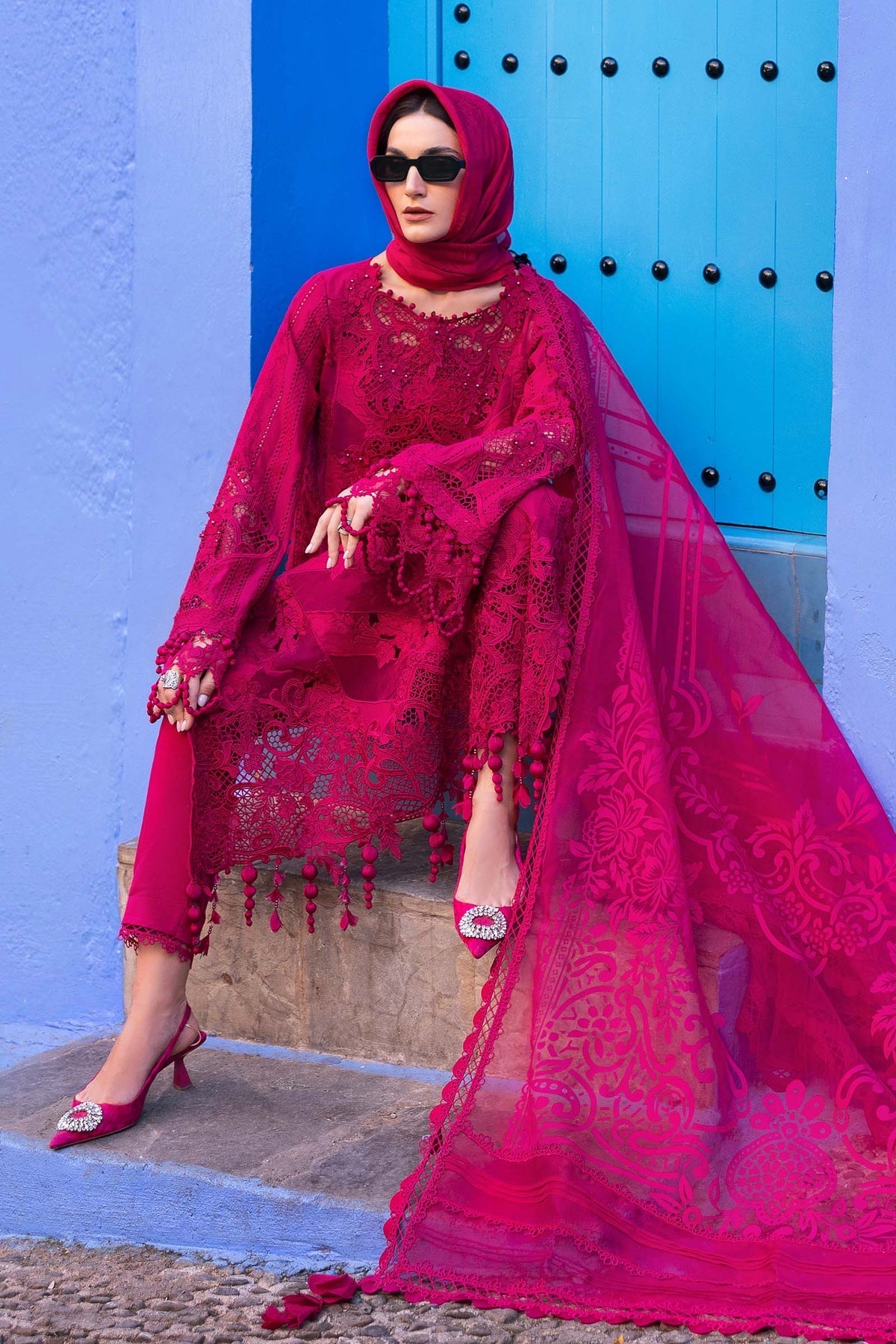 MARIA B LUXURY LAWN '25 - 08 A