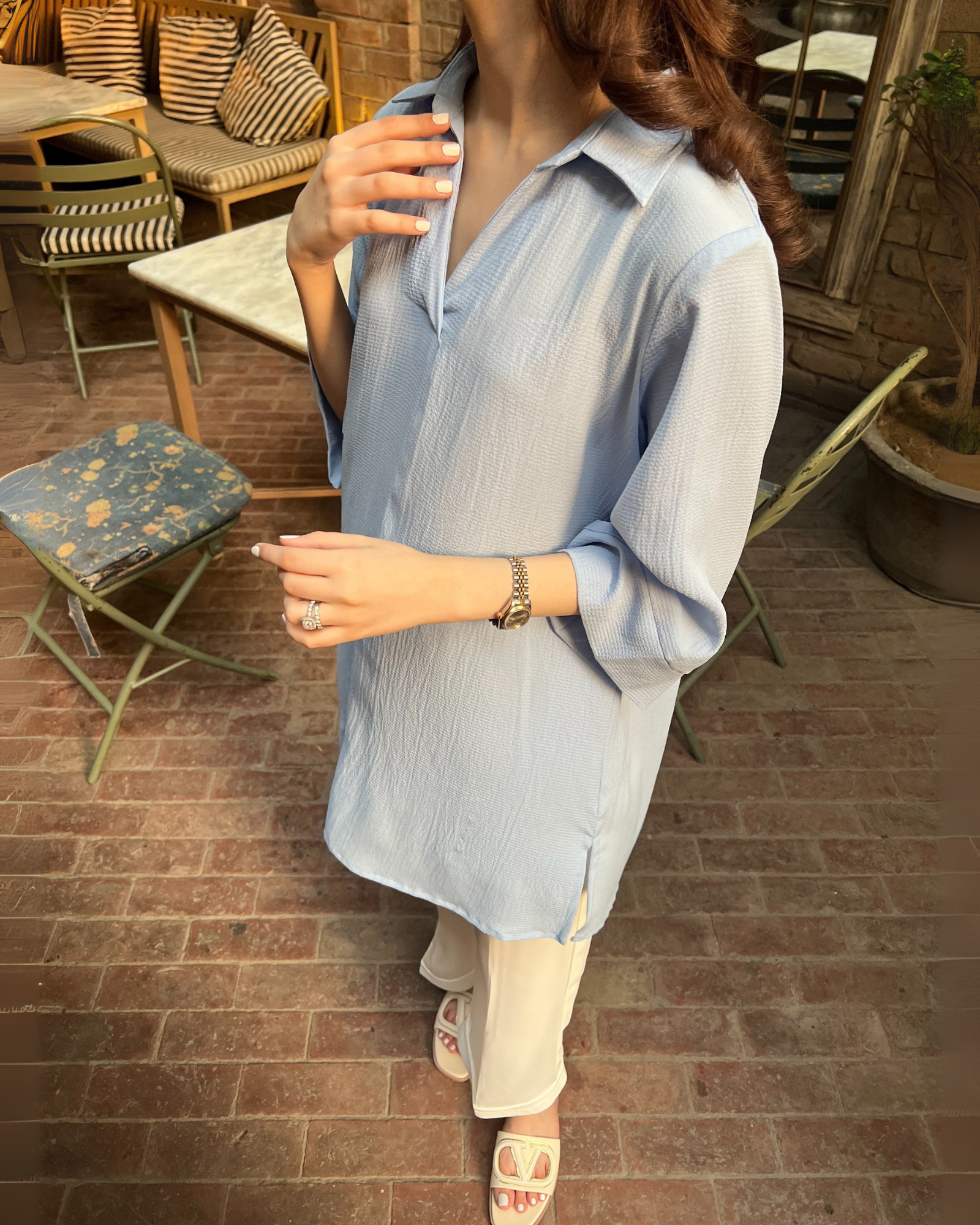 Sky remi tunic set