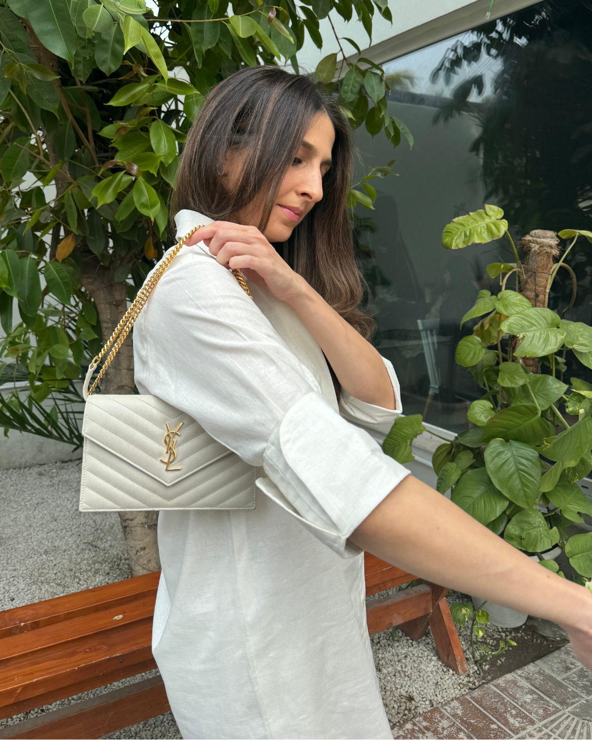 Cream Alara linen set