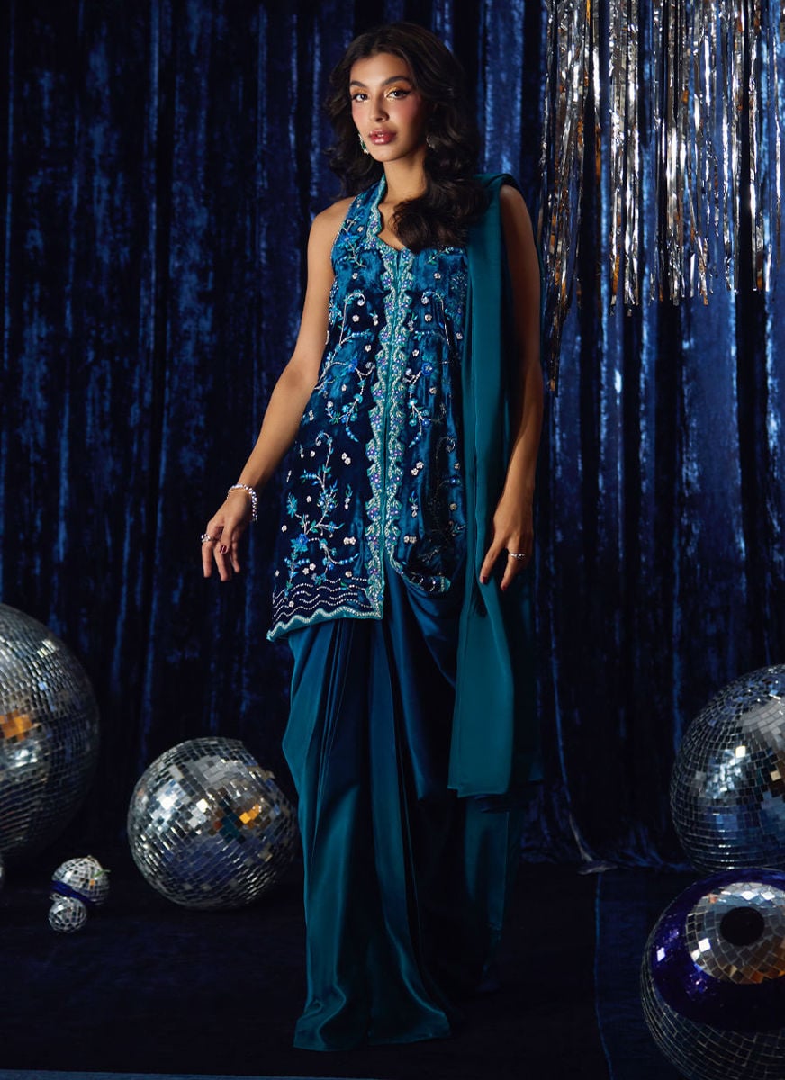 Pri Prussian Blue Saari Jacket