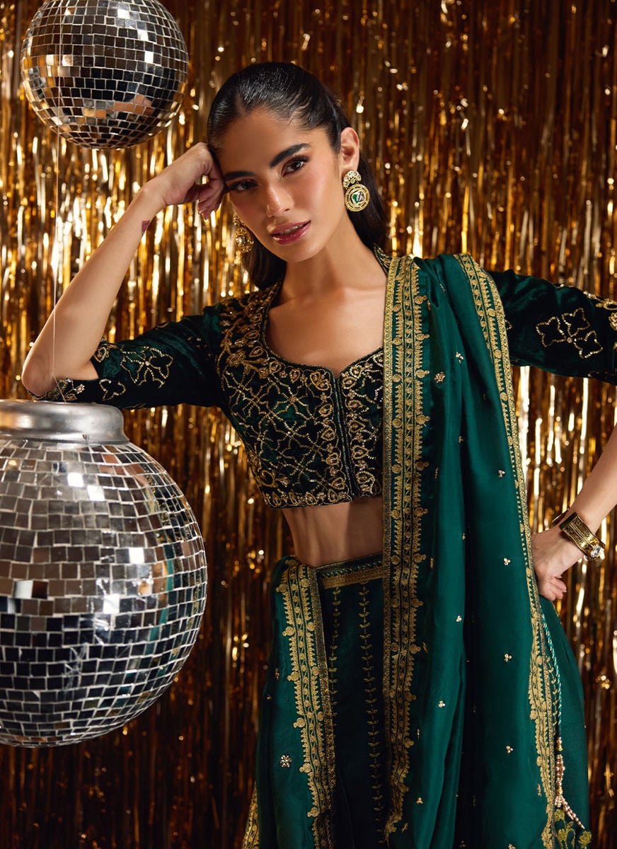 Sera Emerald Lehnga Choli