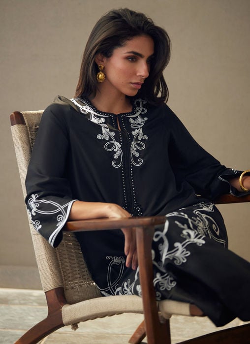 Siren Scarlett Silk Kaftan