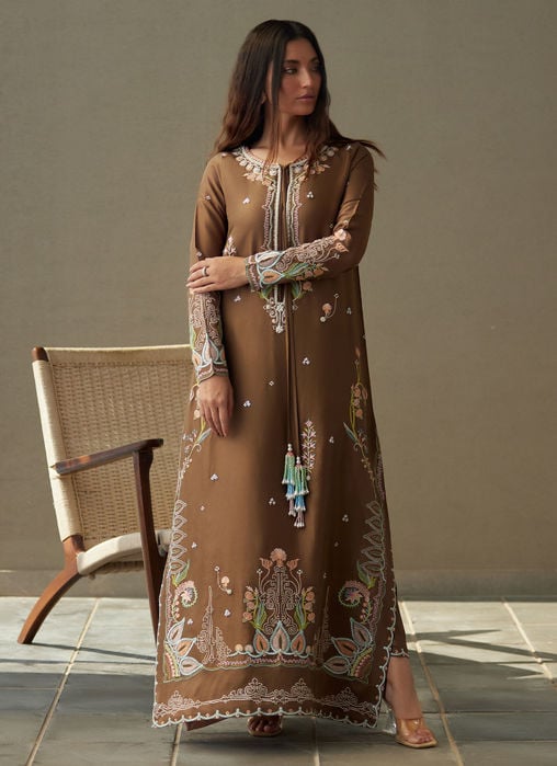 Siren Scarlett Silk Kaftan