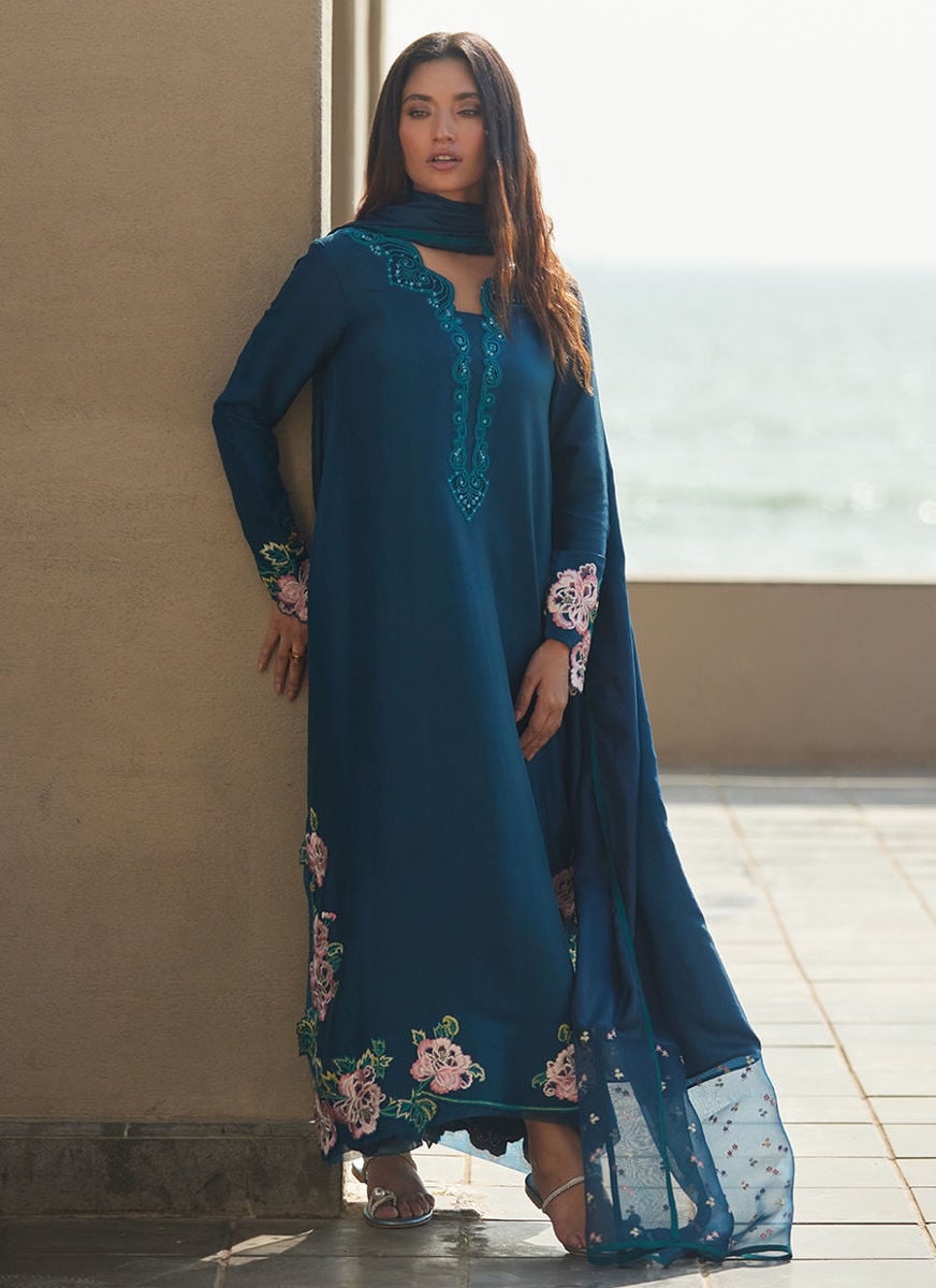 Terra Teal Kaftan
