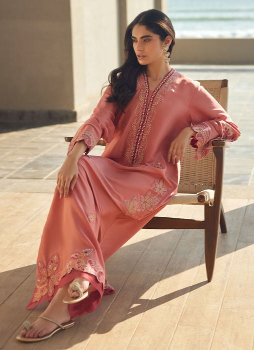 Teen Teal Shirt And Dupatta