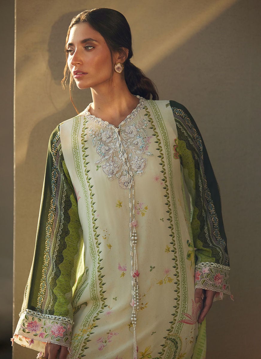 Selah Kiwi Crepe Kaftan