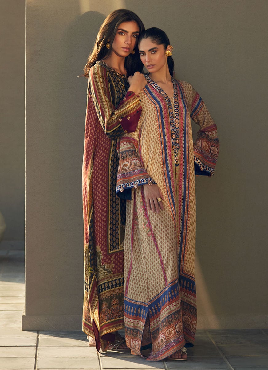 Sora Sand Crepe Kaftan