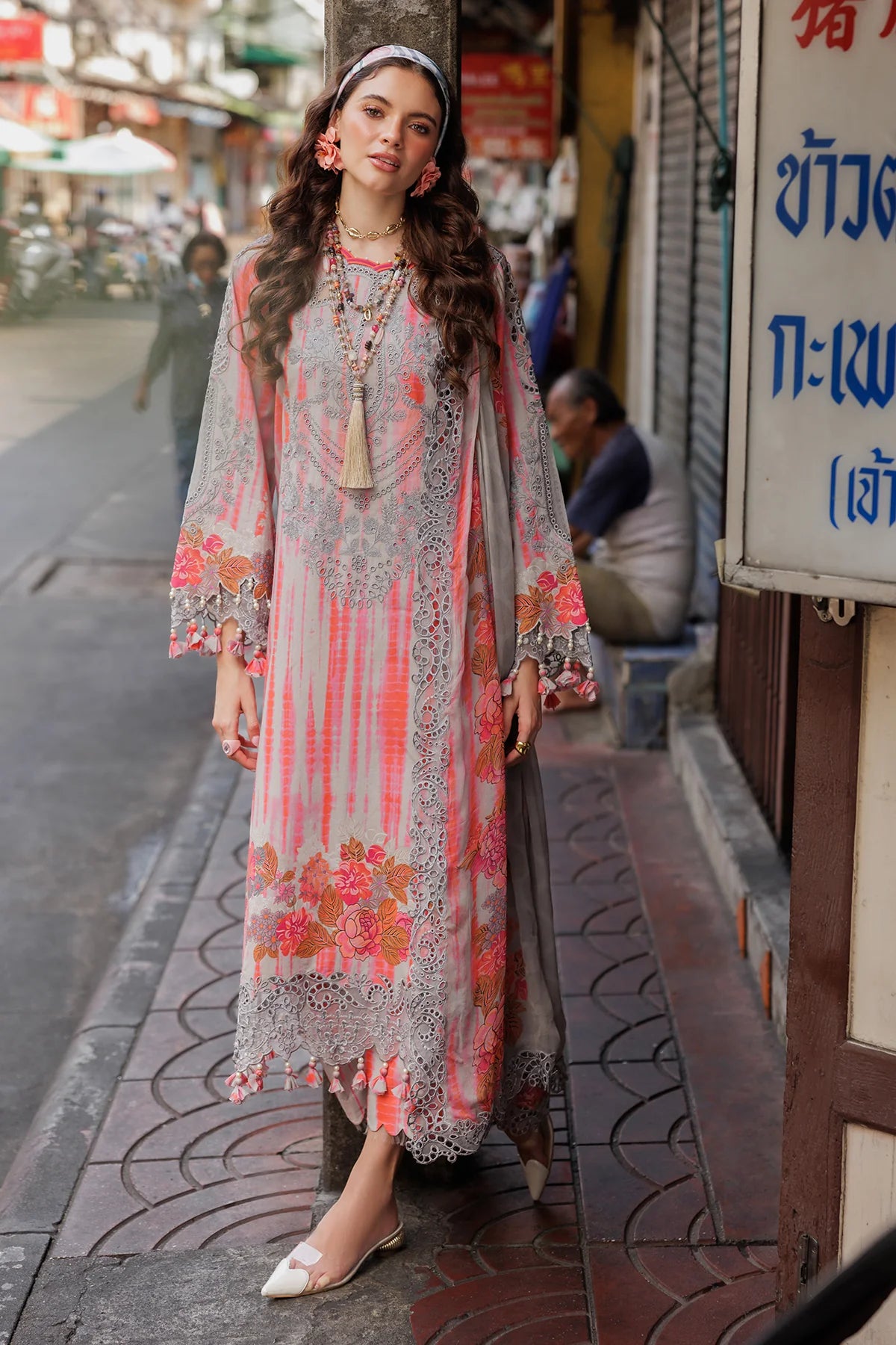 3-PC Unstitched Embroidered Lawn Collection CRB5-18