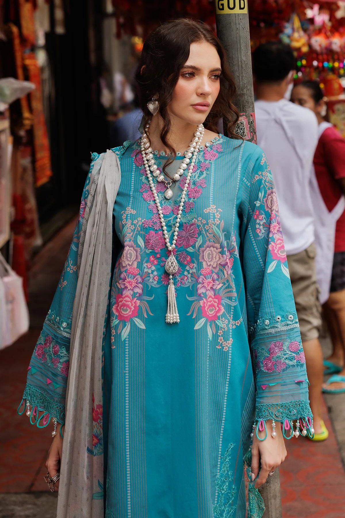 3-PC Unstitched Embroidered Lawn Collection CRB5-12