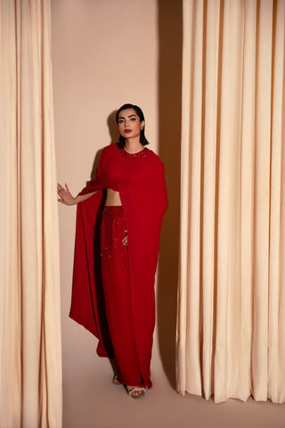 RED SLIT CAPE