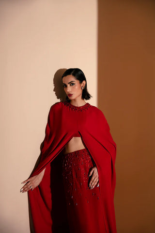 RED SLIT CAPE