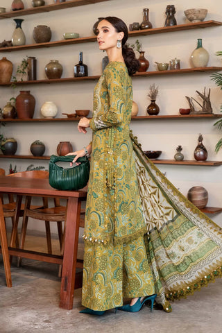 3 Piece Unstitched Printed Lawn Suit | MPT-2513-B