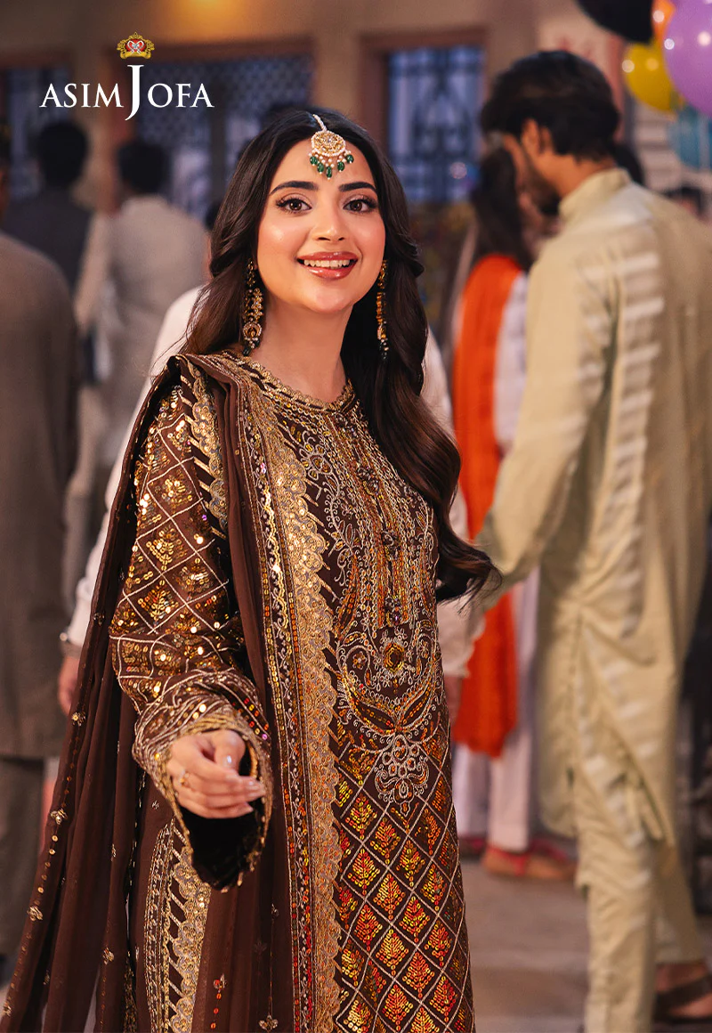 AJKK-30 EMBROIDERED CHIFFON 3 PCS