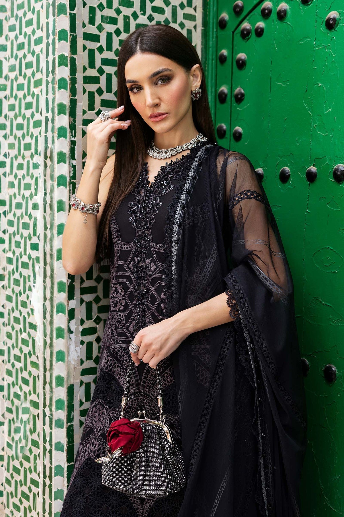 MARIA B LUXURY LAWN '25 - 12 B
