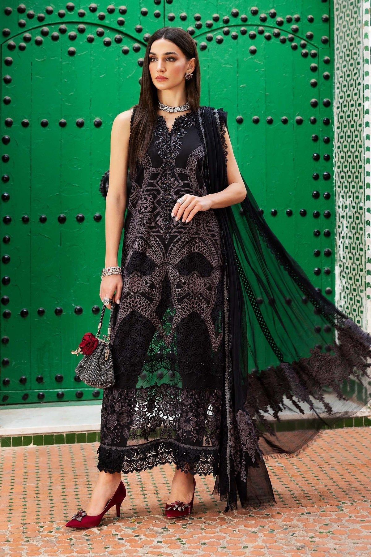 MARIA B LUXURY LAWN '25 - 12 B