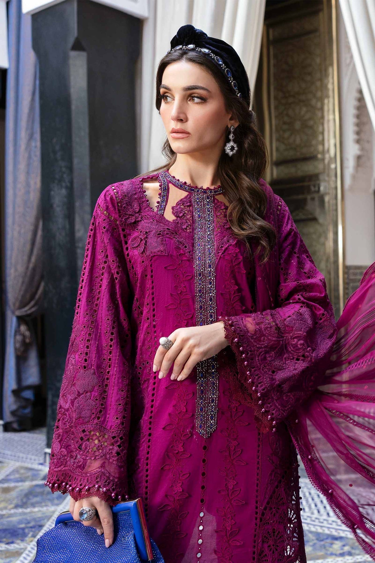 MARIA B LUXURY LAWN '25 - 02 B
