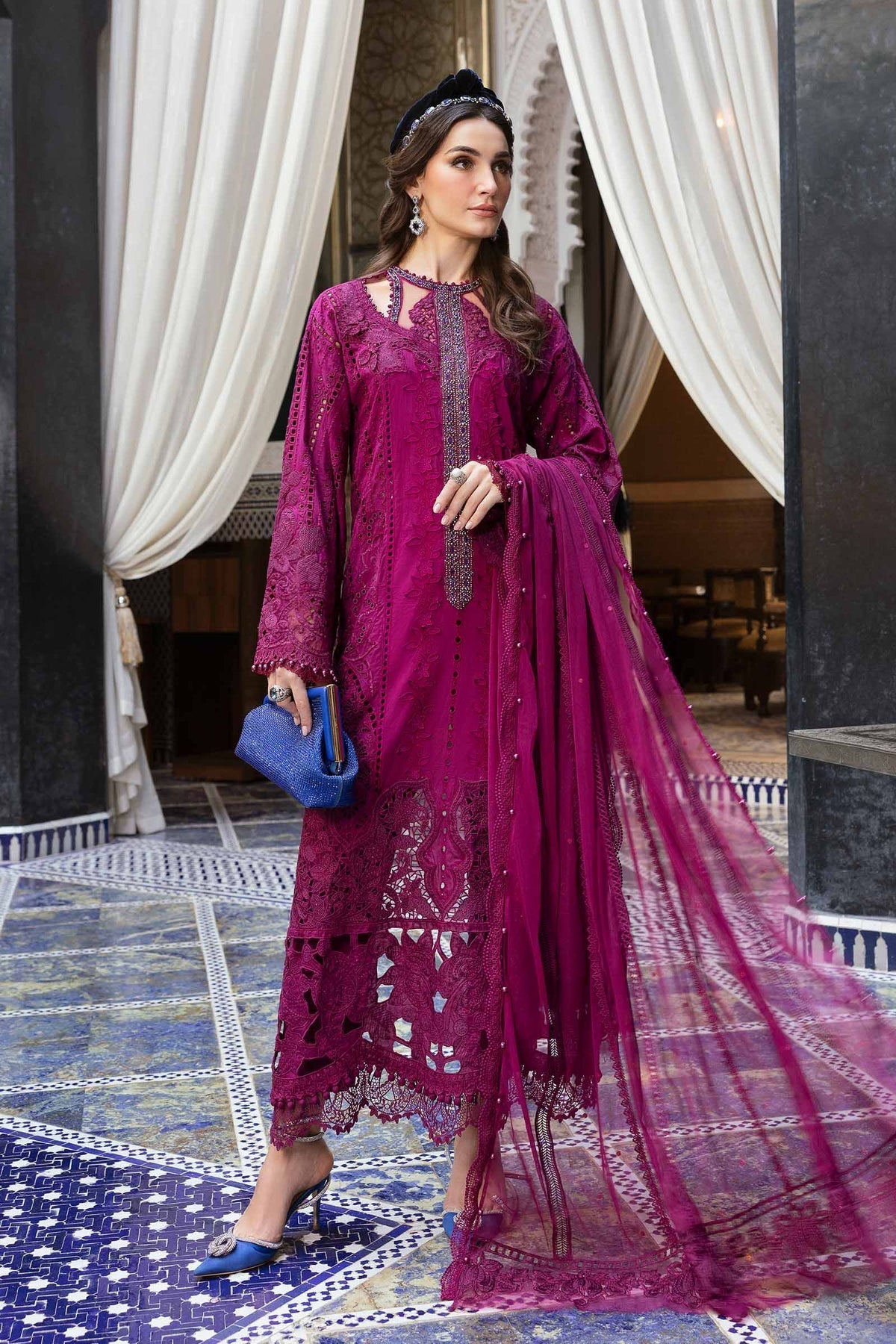 MARIA B LUXURY LAWN '25 - 02 B