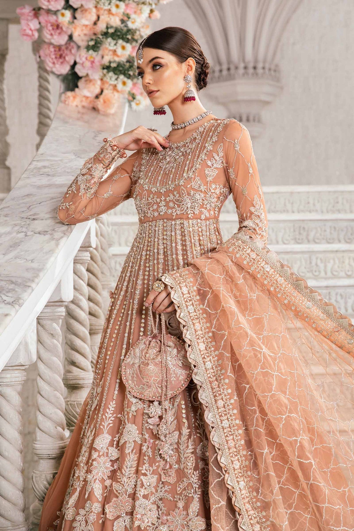 3 PIECE UNSTITCHED EMBROIDERED SUIT | BD-2804