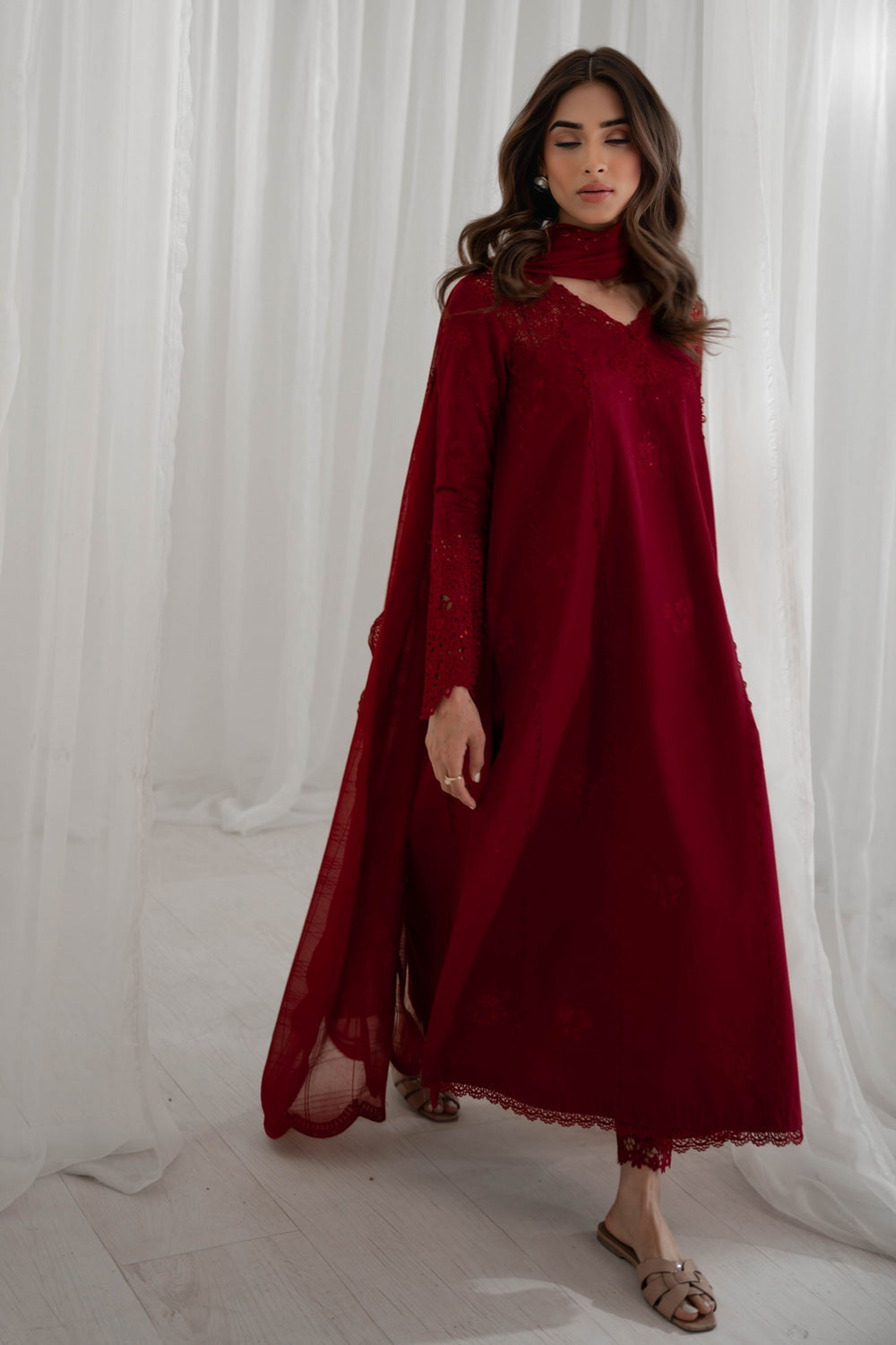 MAROON SET / EID PRET 2024 NPA3-24408
