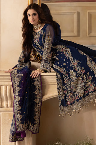 3-Pc Unstitched Premium Luxury Handwork Chiffon with Premium Embroidered Dupatta DJW4-01