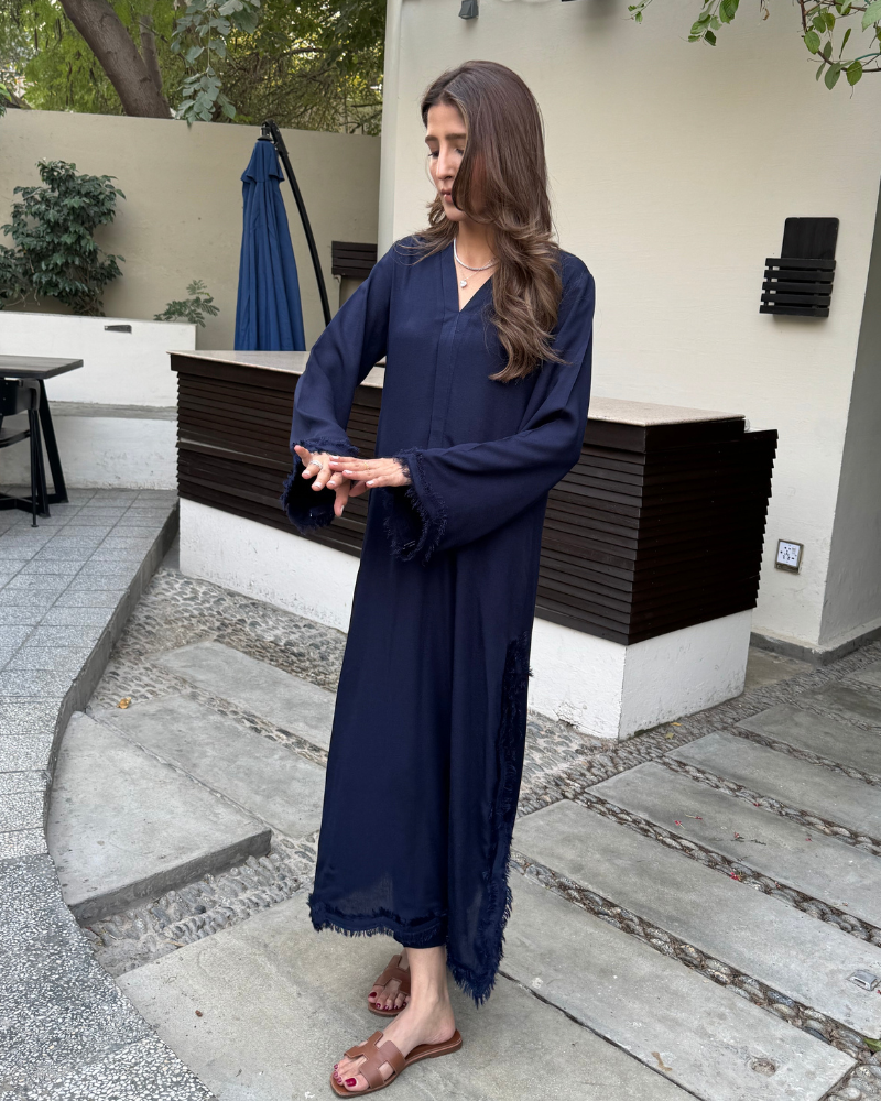 Navy Blue Karandi Set