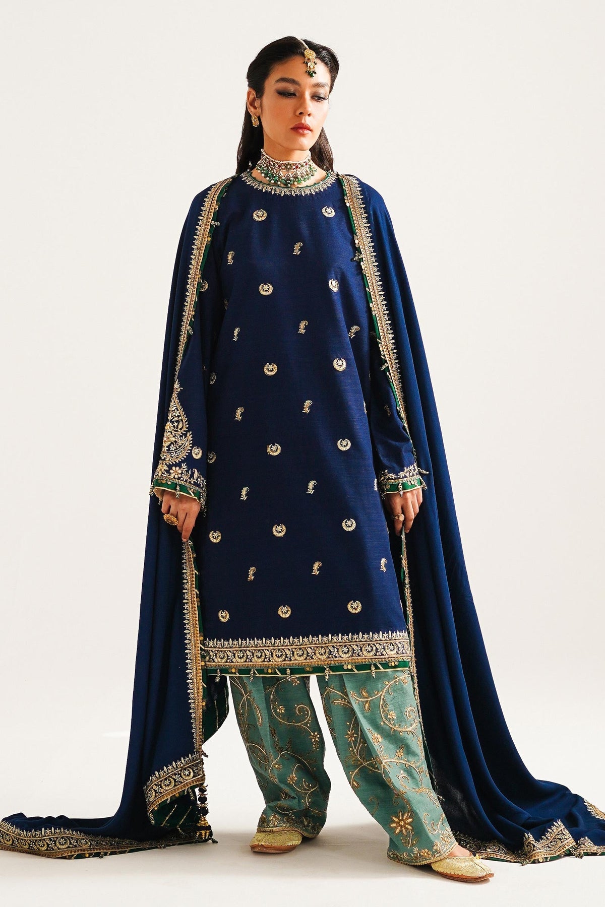ZARA SHAHJAHAN WINTER SHAWL WS23-D1