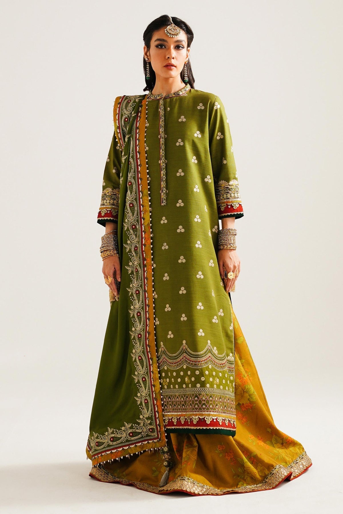 ZARA SHAHJAHAN WINTER SHAWL WS23-D6